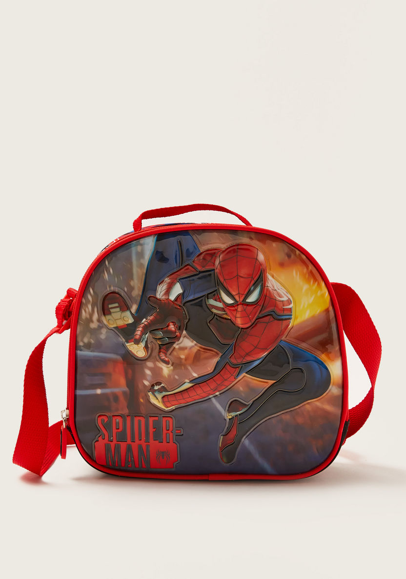 Simba Spider-Man Print 5-Piece Backpack Set-School Sets-image-5
