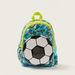 Juniors Football Print Backpack with Zip Closure and Adjustable Straps - 16 inches-Backpacks-thumbnail-0