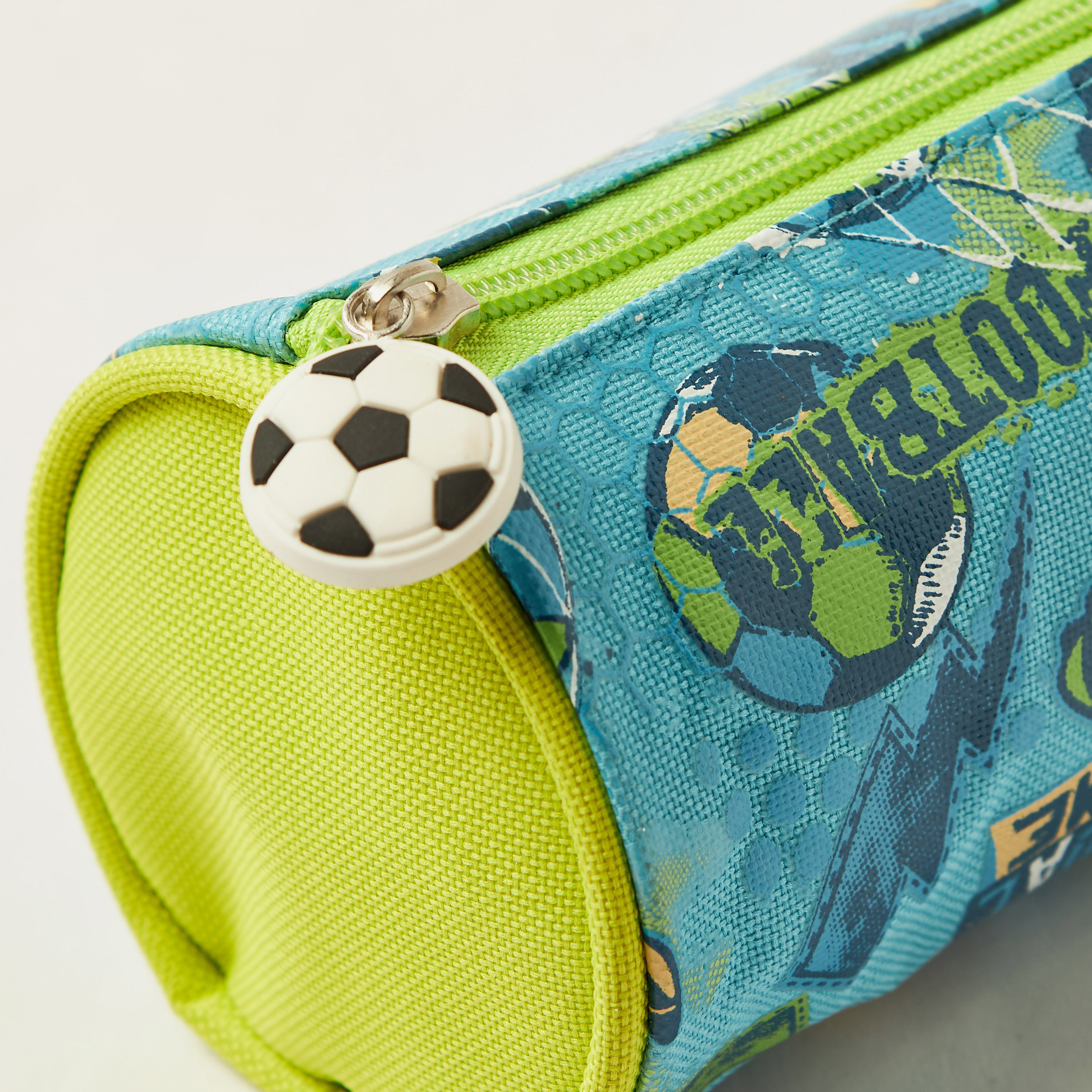 Juniors Football Print Pencil Case with Zip Closure-school-stationery-pencilcases-image-3