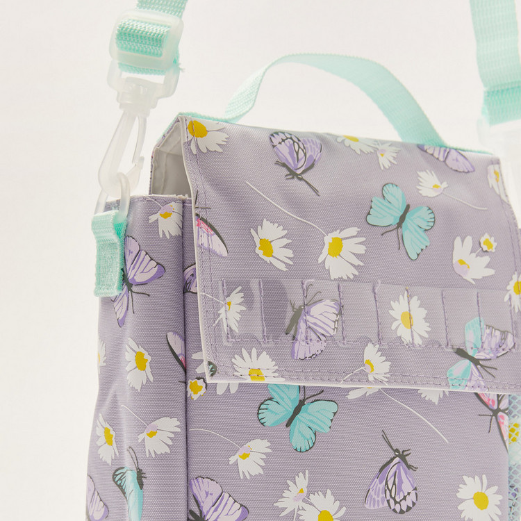 Juniors Printed Lunch Bag with Flap Closure