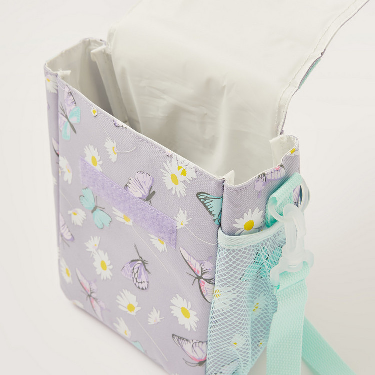 Juniors Printed Lunch Bag with Flap Closure