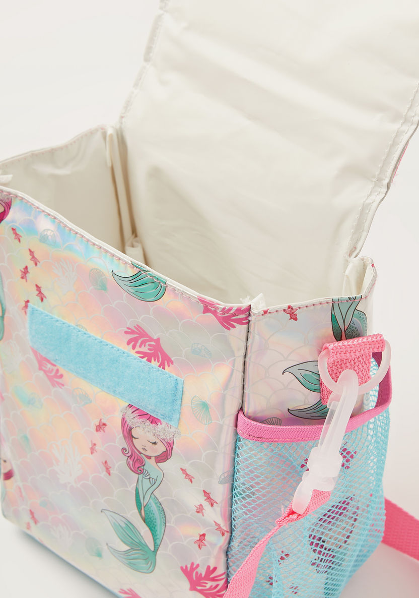 Juniors Mermaid Print Lunch Bag-Lunch Bags-image-3