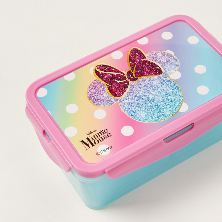 Simba Minnie Mouse Glitter Textured Lunch Box