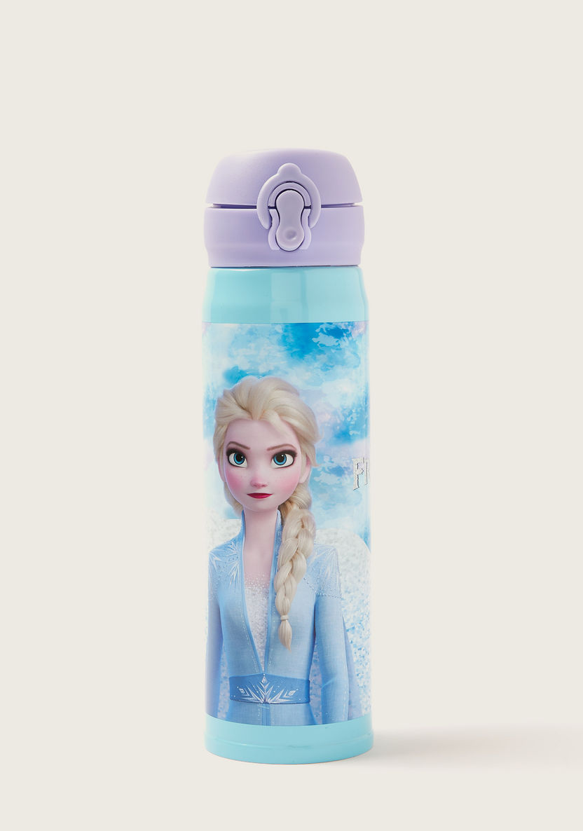 Simba Frozen Snowflake Print Stainless Steel Water Bottle-Water Bottles-image-0