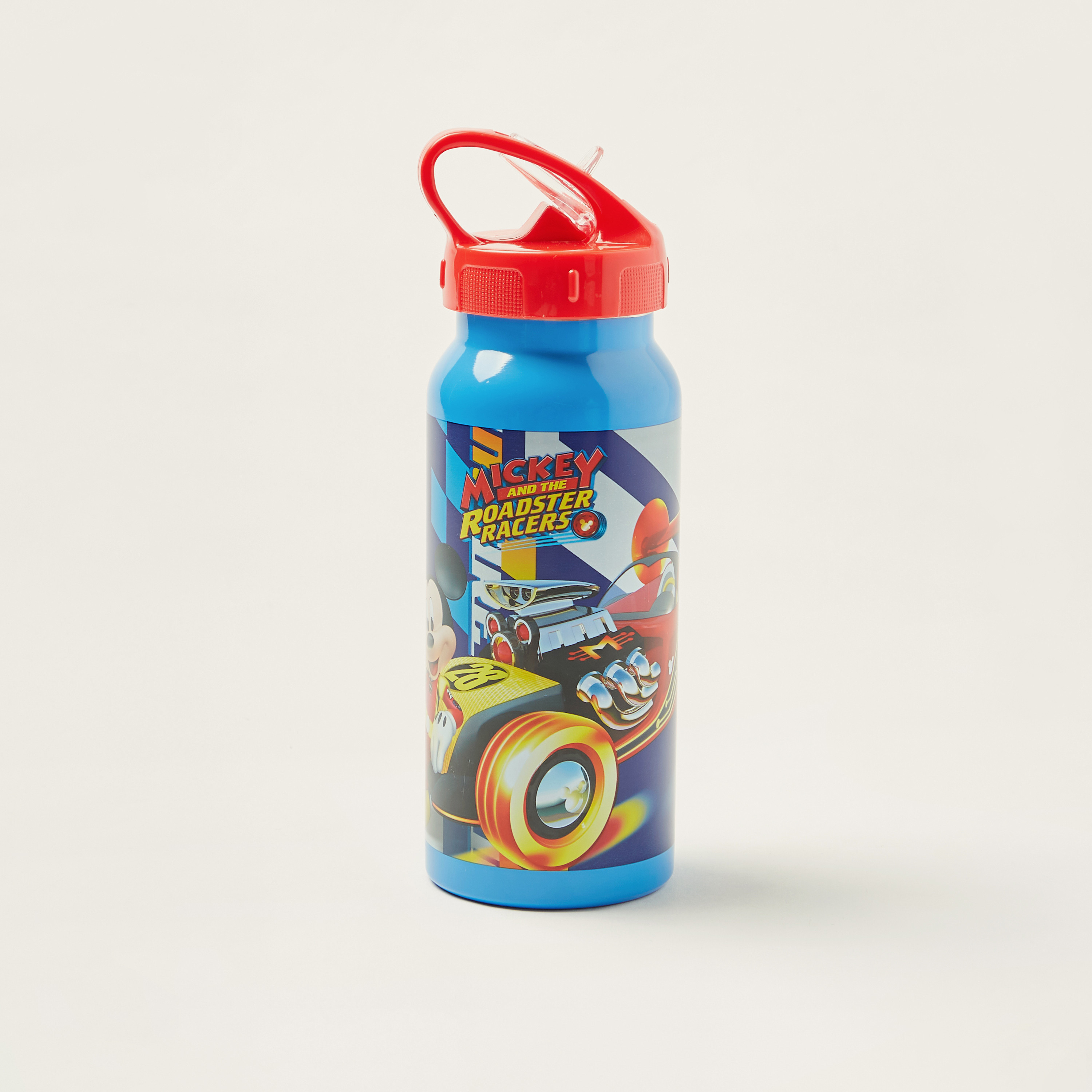 Simba Mickey Mouse Print Water Bottle with Spout-school-waterbottles-image-1