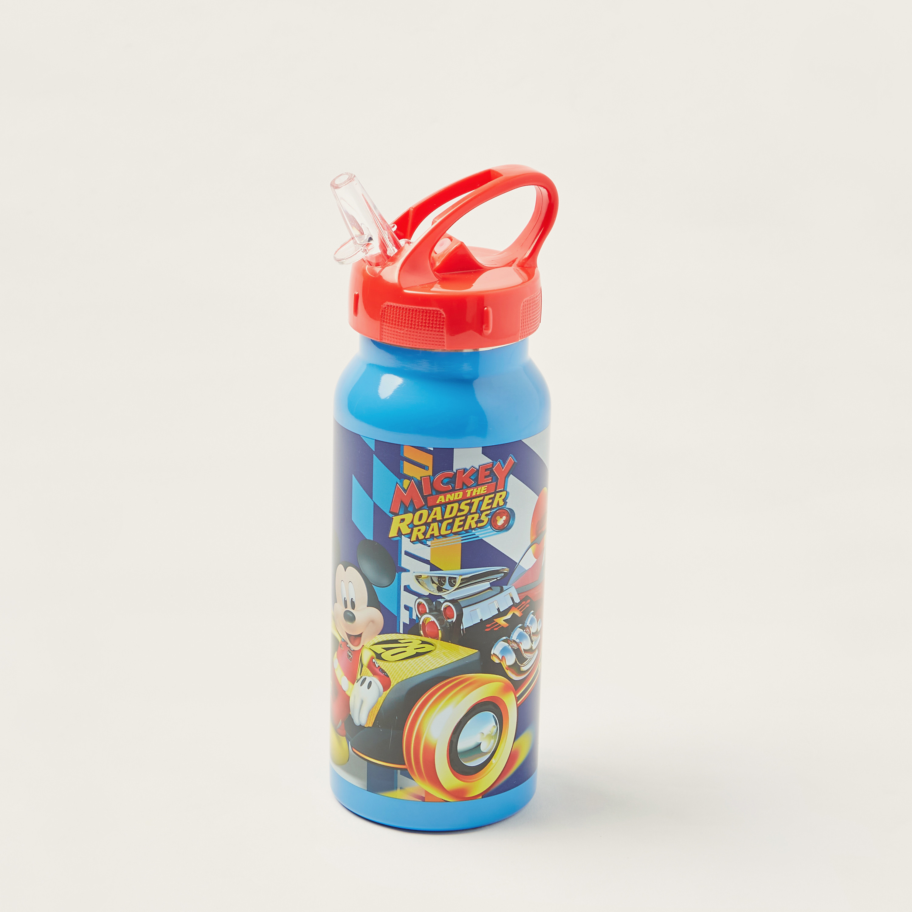 Simba Mickey Mouse Print Water Bottle with Spout-school-waterbottles-image-2