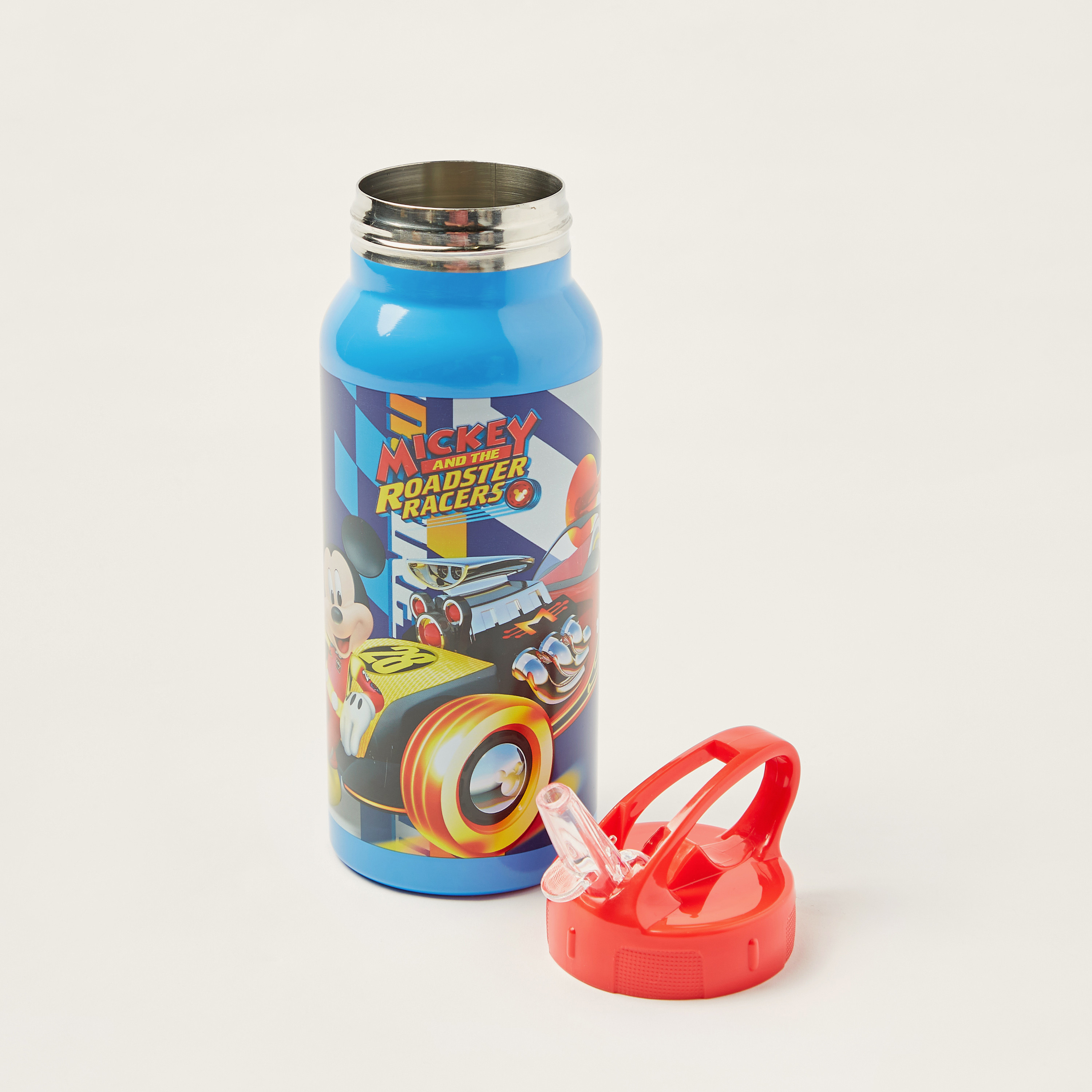 Simba Mickey Mouse Print Water Bottle with Spout-school-waterbottles-image-4