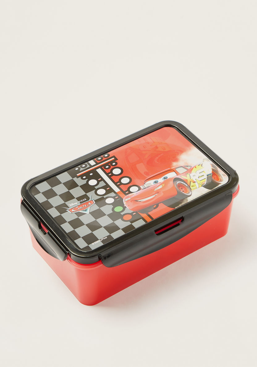 Simba Cars Print Lunch Box with Clip Lock Closure-Lunch Boxes-image-0