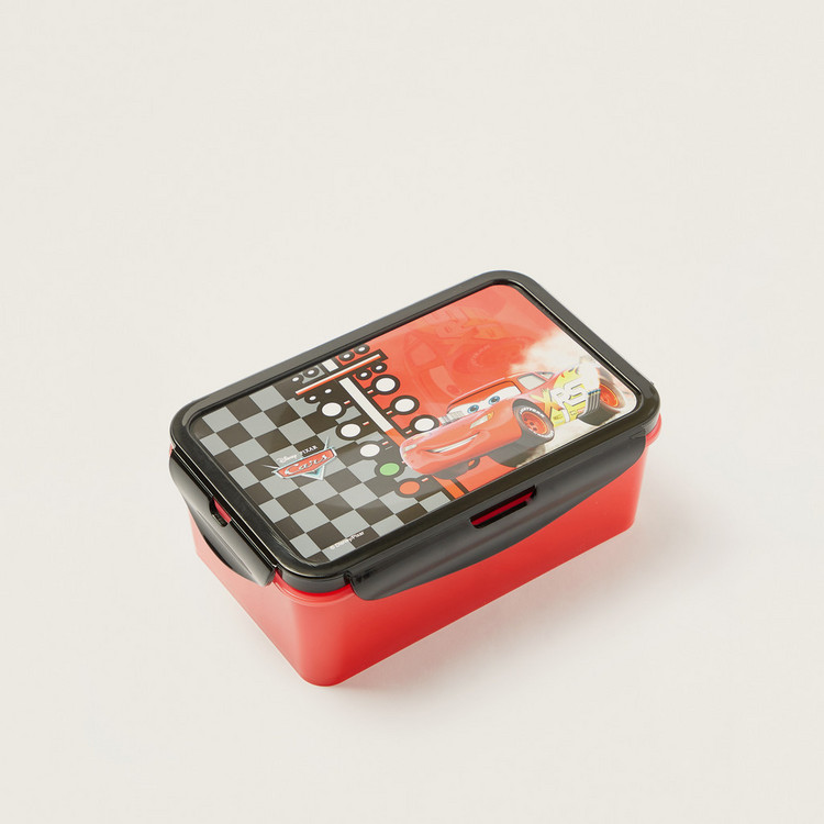 Simba Cars Print Lunch Box with Clip Lock Closure