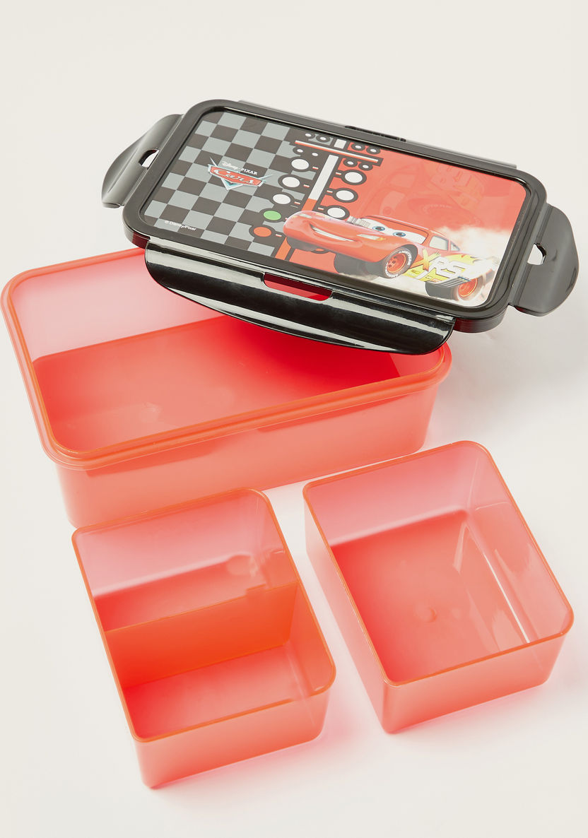 Simba Cars Print Lunch Box with Clip Lock Closure-Lunch Boxes-image-2