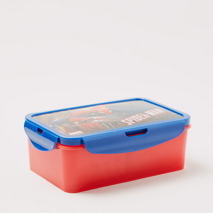 Simba Spider-Man Print Lunch Box with Clip Lock Lid