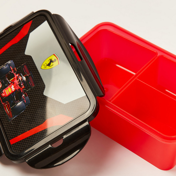Simba Ferrari Print Lunch Box with Clip Lock Lid