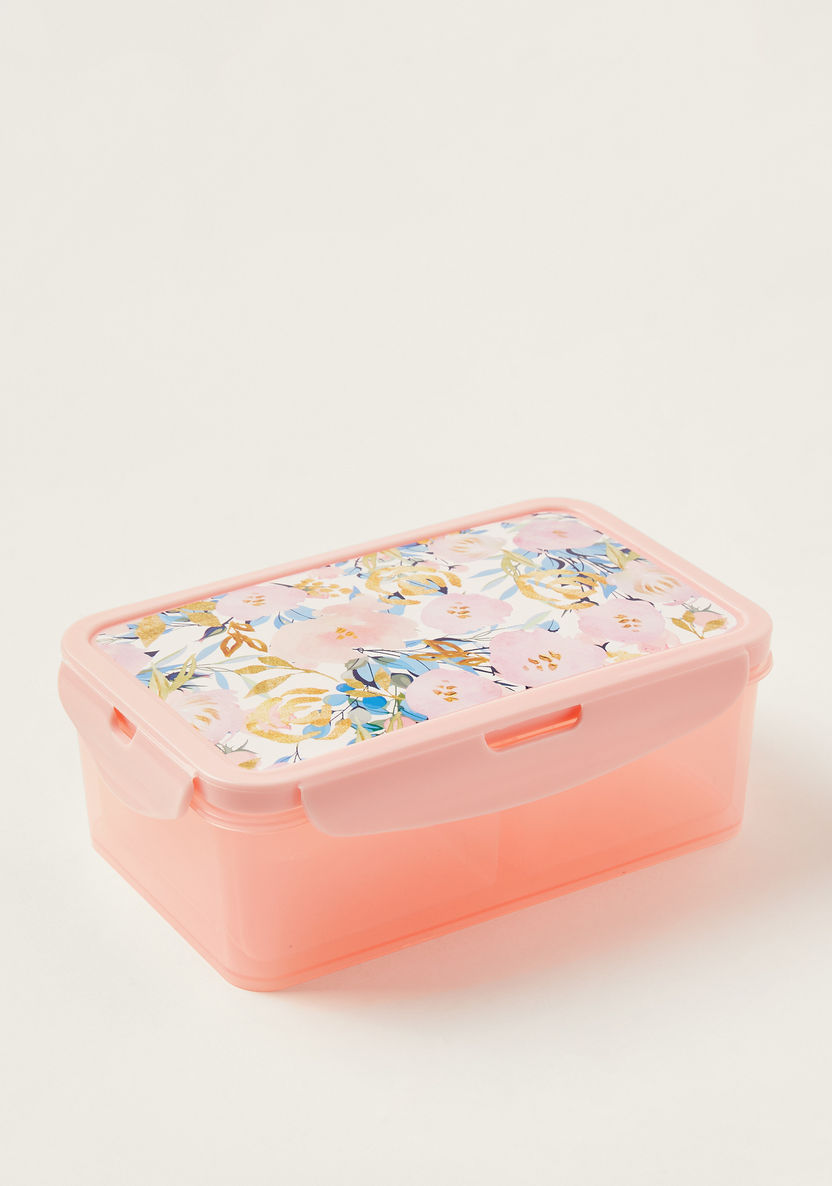 Juniors Printed 3-Piece Lunch Box and Clip Lock Lid Set-Lunch Boxes-image-0