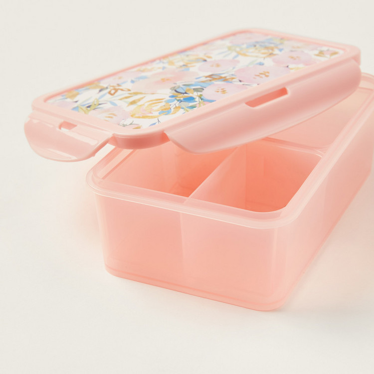 Juniors Printed 3-Piece Lunch Box and Clip Lock Lid Set