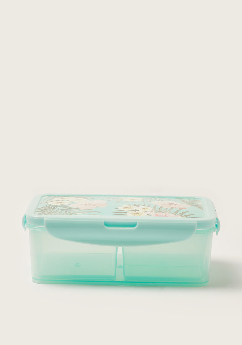 Juniors Tropical Print Lunch Box with Clip Lock Lid-Lunch Boxes-image-1