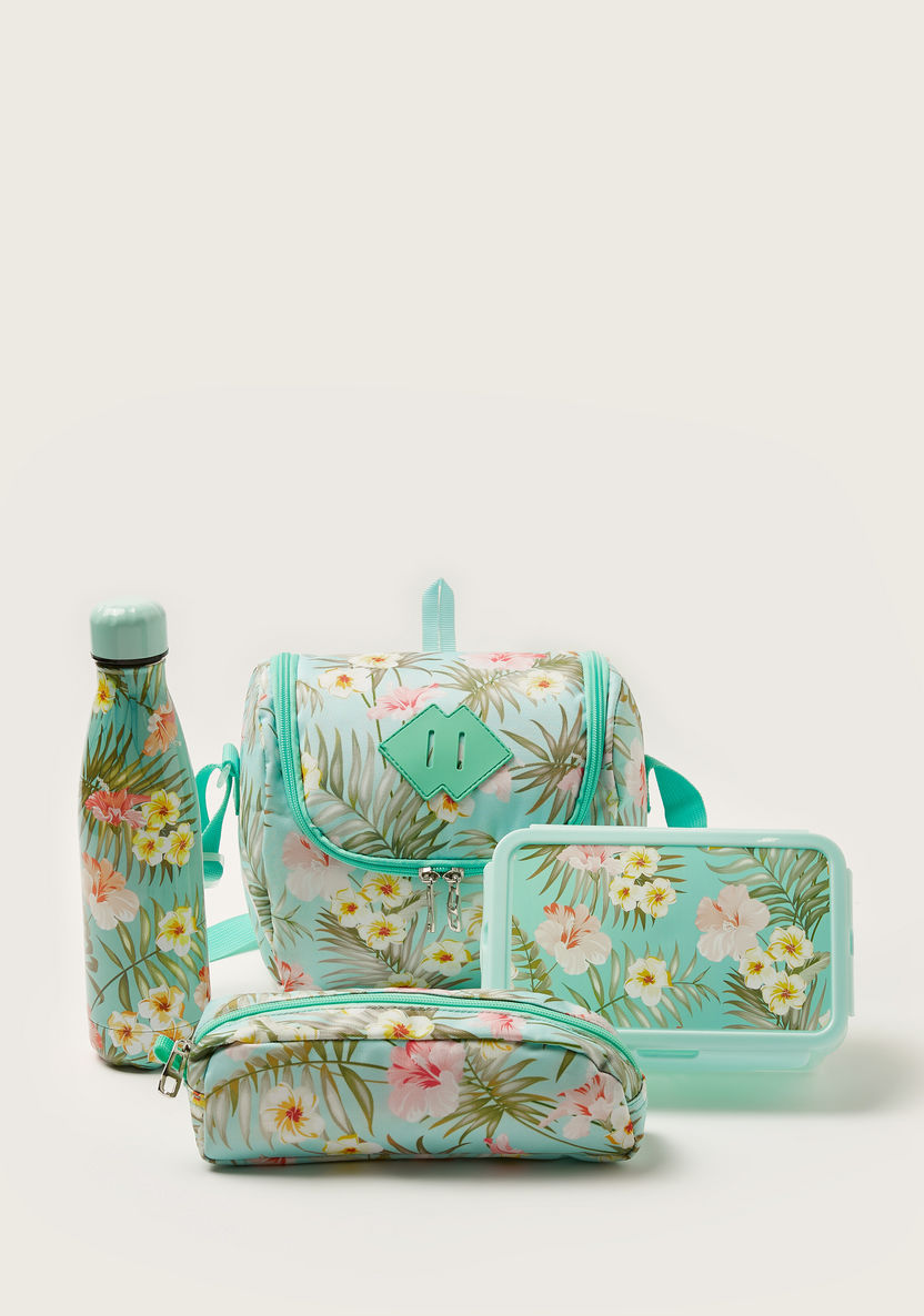 Juniors Tropical Print Lunch Box with Clip Lock Lid-Lunch Boxes-image-4