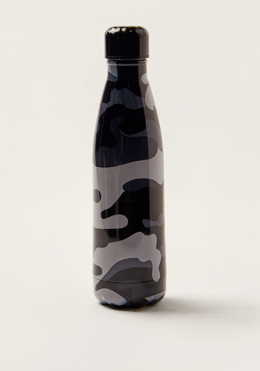 Juniors Printed Stainless Steel Water Bottle-Water Bottles-image-0