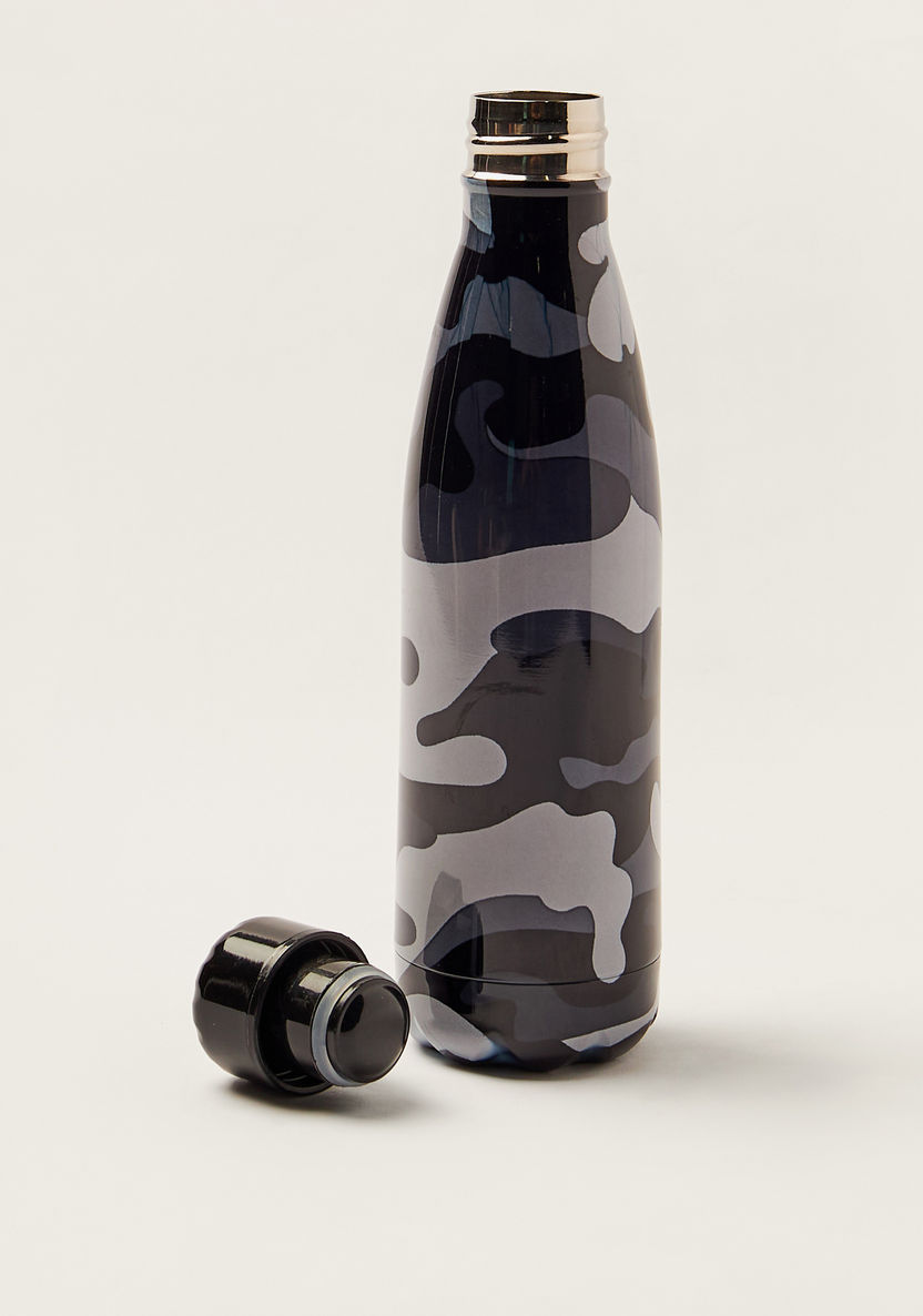 Juniors Printed Stainless Steel Water Bottle-Water Bottles-image-2