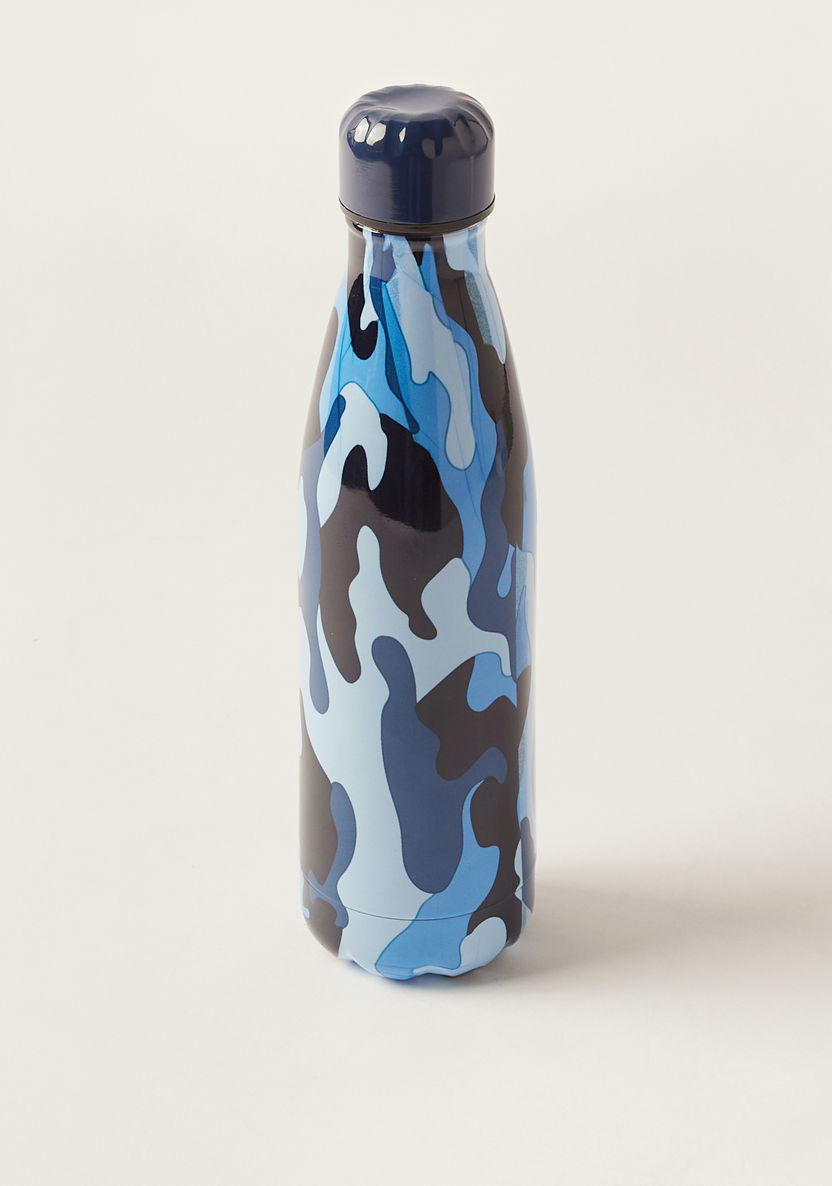 Juniors Camouflage Print Stainless Steel Water Bottle-Water Bottles-image-1
