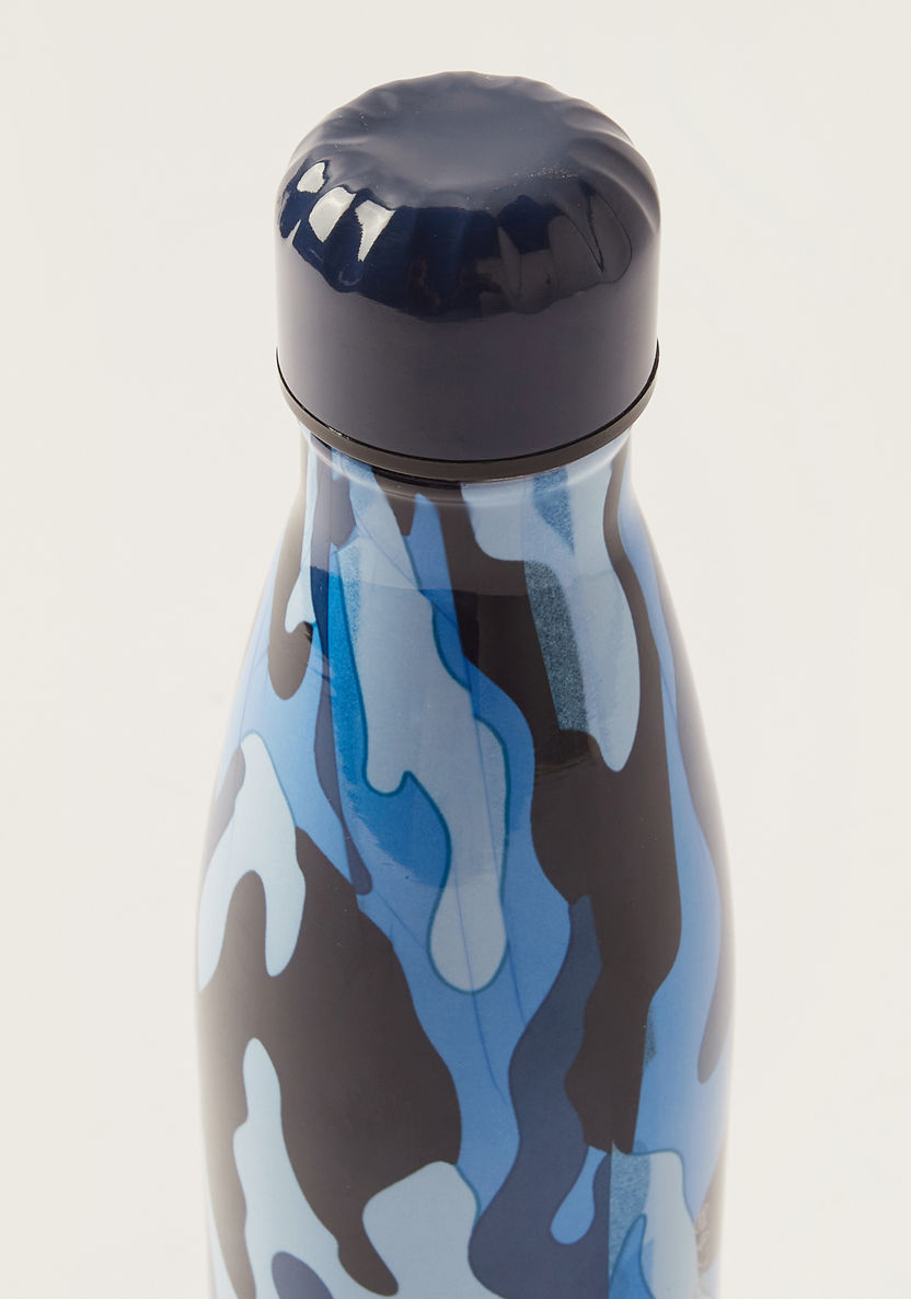 Juniors Camouflage Print Stainless Steel Water Bottle-Water Bottles-image-2