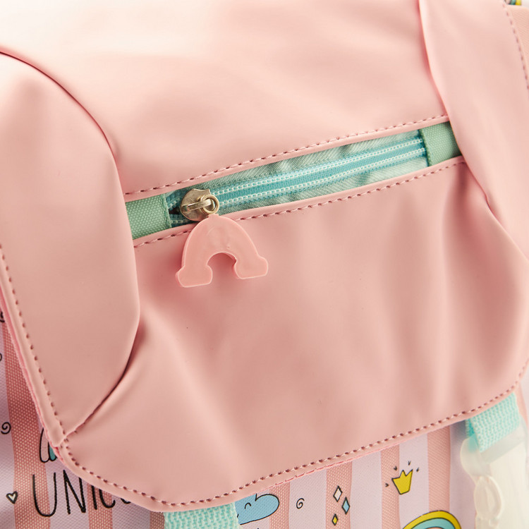 Juniors Unicorn Print Backpack - 16 inches