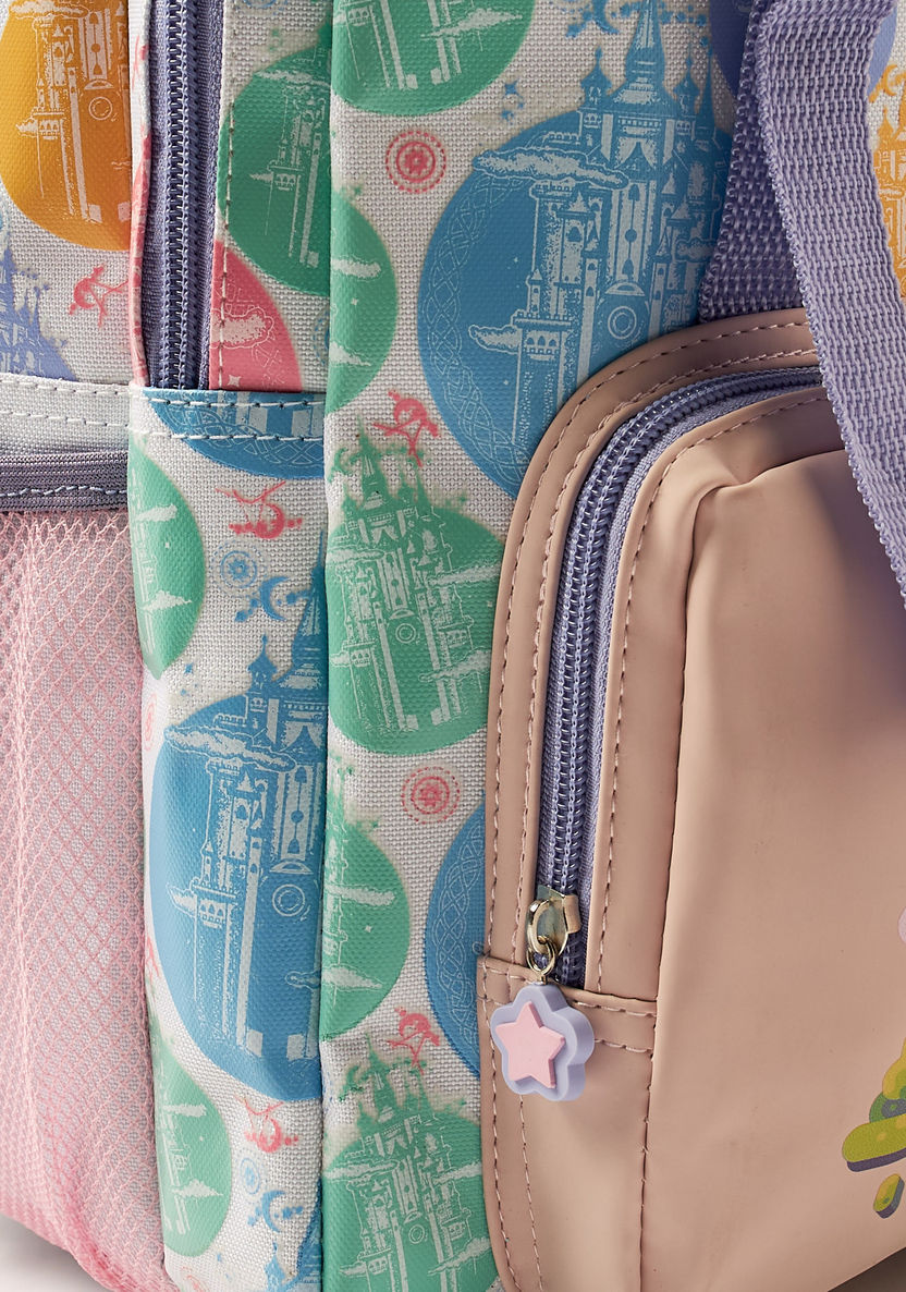 Juniors Castle Print 16-inch Backpack with Adjustable Shoulder Straps-Backpacks-image-3