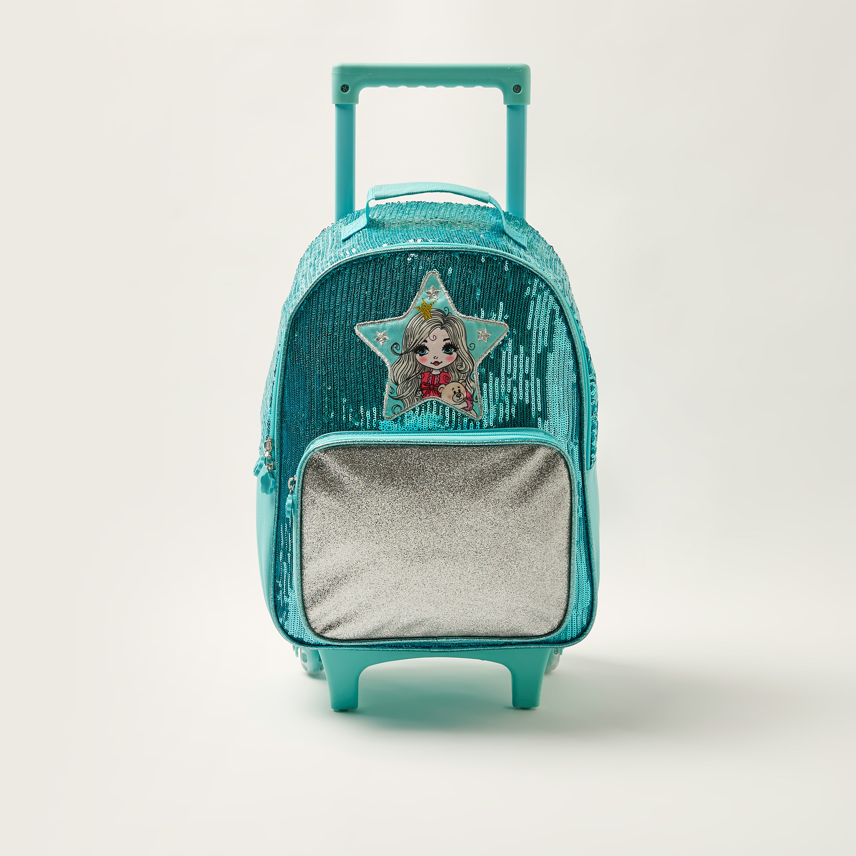 Juniors Embellished 14-inch Trolley Backpack with Zip Closure-school-bagsandbackpacks-trolleybags-image-1