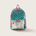 Juniors Mermaid Print 14-inch Backpack with Sequin Detail and Zip Closure-Backpacks-thumbnail-0