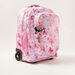 Juniors Butterfly Print 18-inch Trolley Backpack with Keychain-Trolleys-thumbnail-1