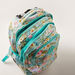 Juniors Floral Print Trolley Backpack with Keychain Charm - 18 inches-Trolleys-thumbnail-6