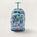 Juniors Tropical Print Trolley Backpack with Retractable Handle - 18 inches-Trolleys-thumbnail-0