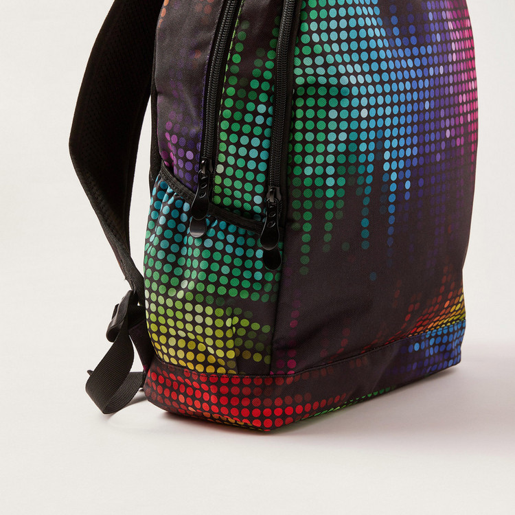 Juniors Printed 18-inch Backpack with Zip Closure