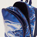 Juniors Shark Print Backpack with Adjustable Shoulder Straps - 18 inches-Backpacks-thumbnail-4