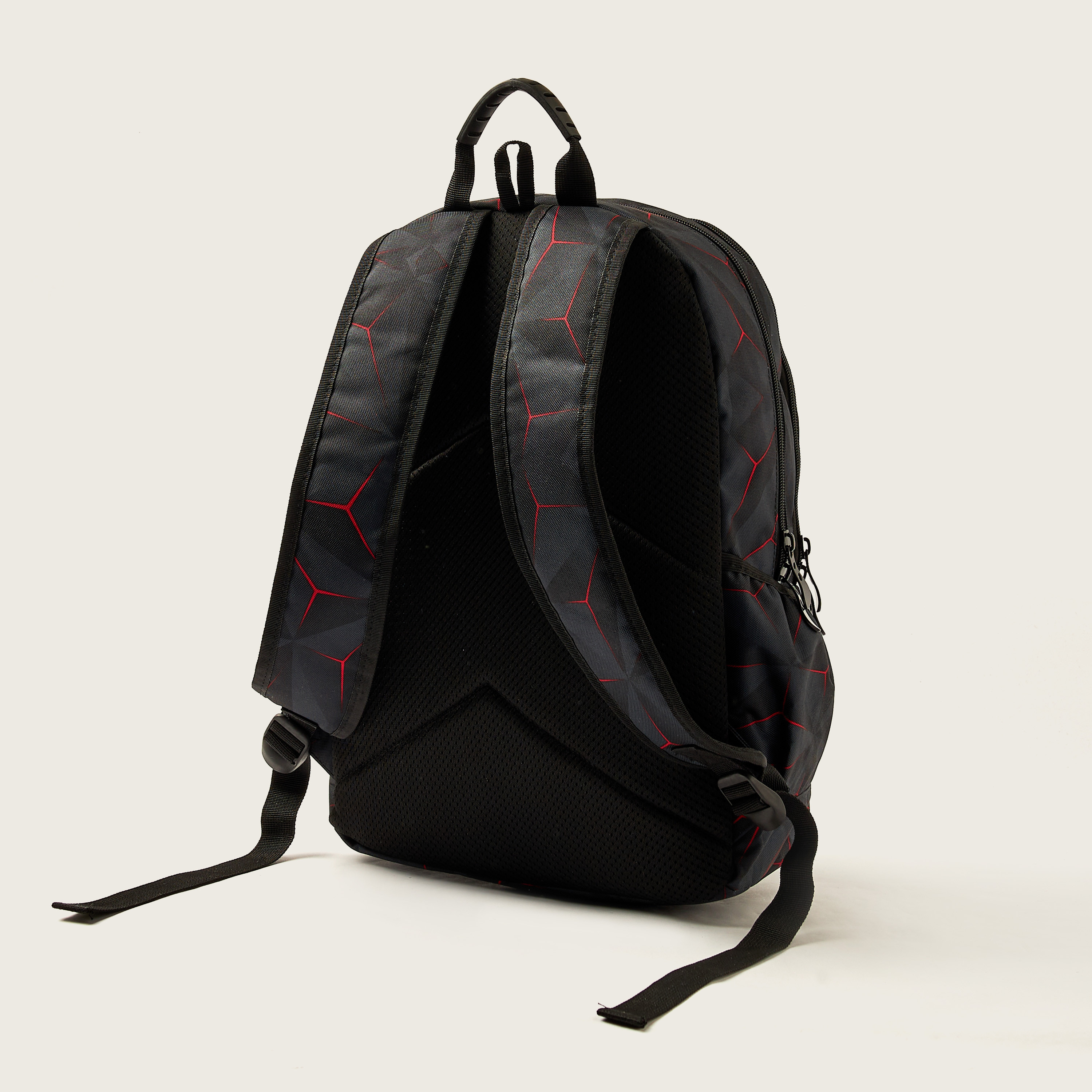 Juniors Abstract Print 18-inch Backpack with Zip Closure-school-bagsandbackpacks-backpacks-image-4
