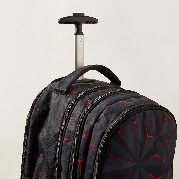 Juniors Printed Trolley Backpack - 18 inches
