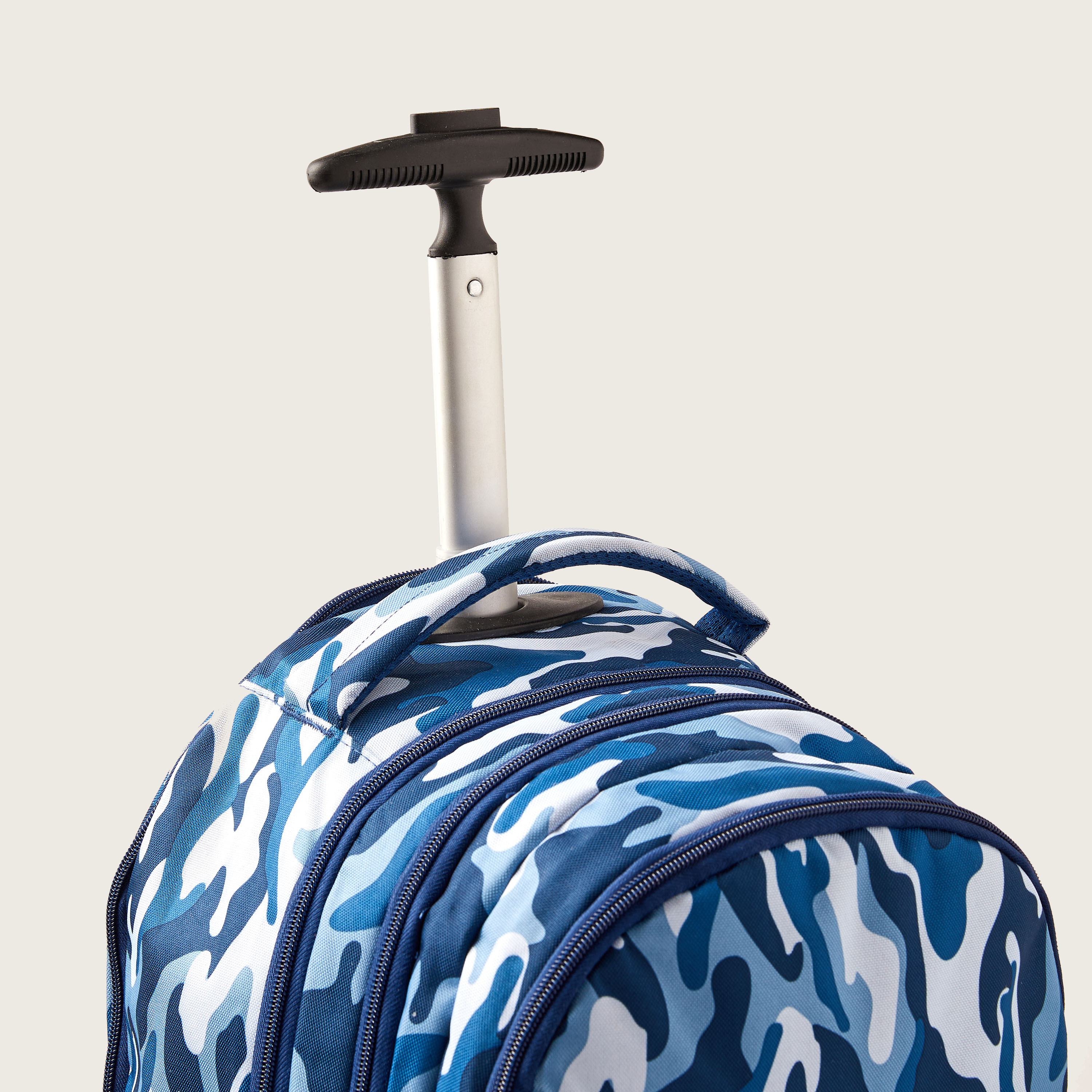 Juniors Camouflage Print Trolley Bag - 18 inches-school-bagsandbackpacks-trolleybags-image-3