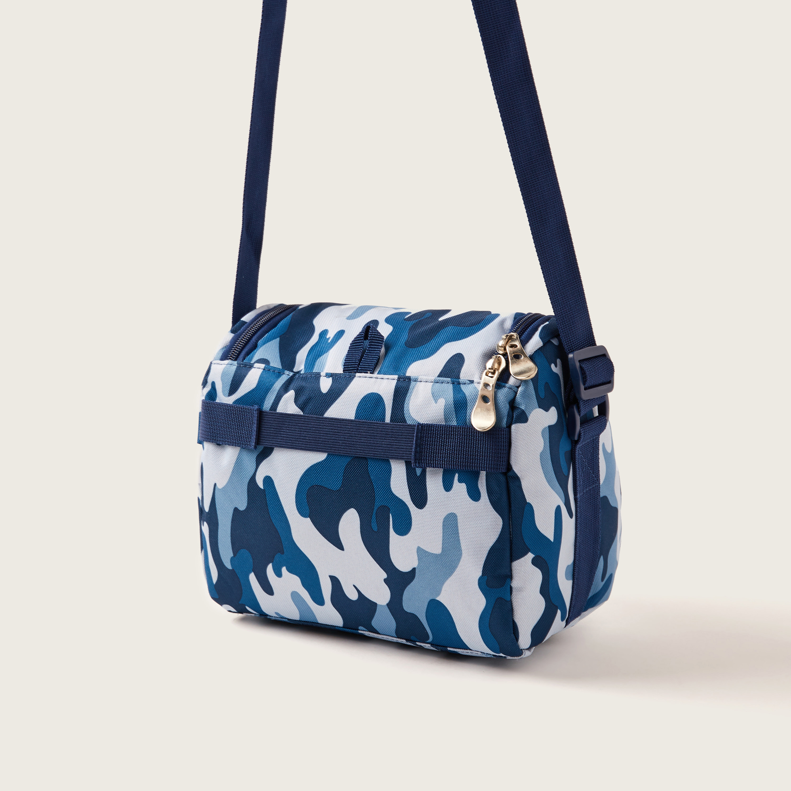Juniors Camouflage Print Lunch Bag with Zip Closure-school-lunchessentials-lunchbags-image-4
