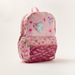 Juniors Heart Print Backpack with Pencil Case - 16 inches-Backpacks-thumbnail-1