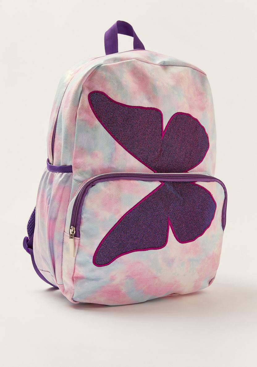Juniors Embellished Butterfly Backpack with Pencil Case - 16 inches-Backpacks-image-1