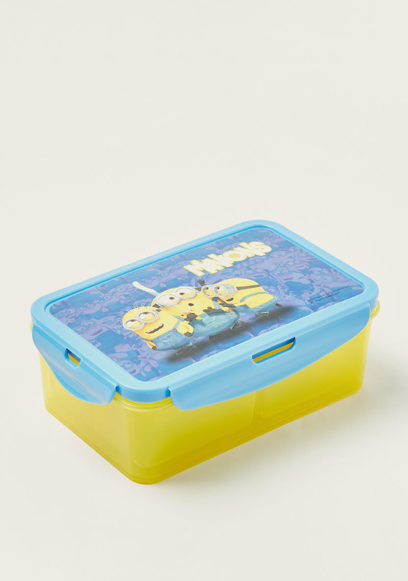 Simba Minion Print Lunch Box with Clip Lock Lid-Lunch Boxes-image-0