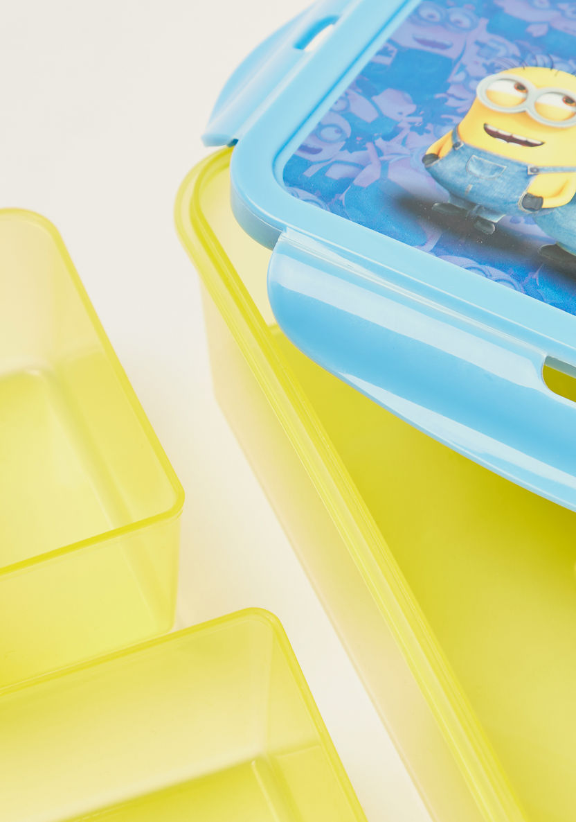 Simba Minion Print Lunch Box with Clip Lock Lid-Lunch Boxes-image-3