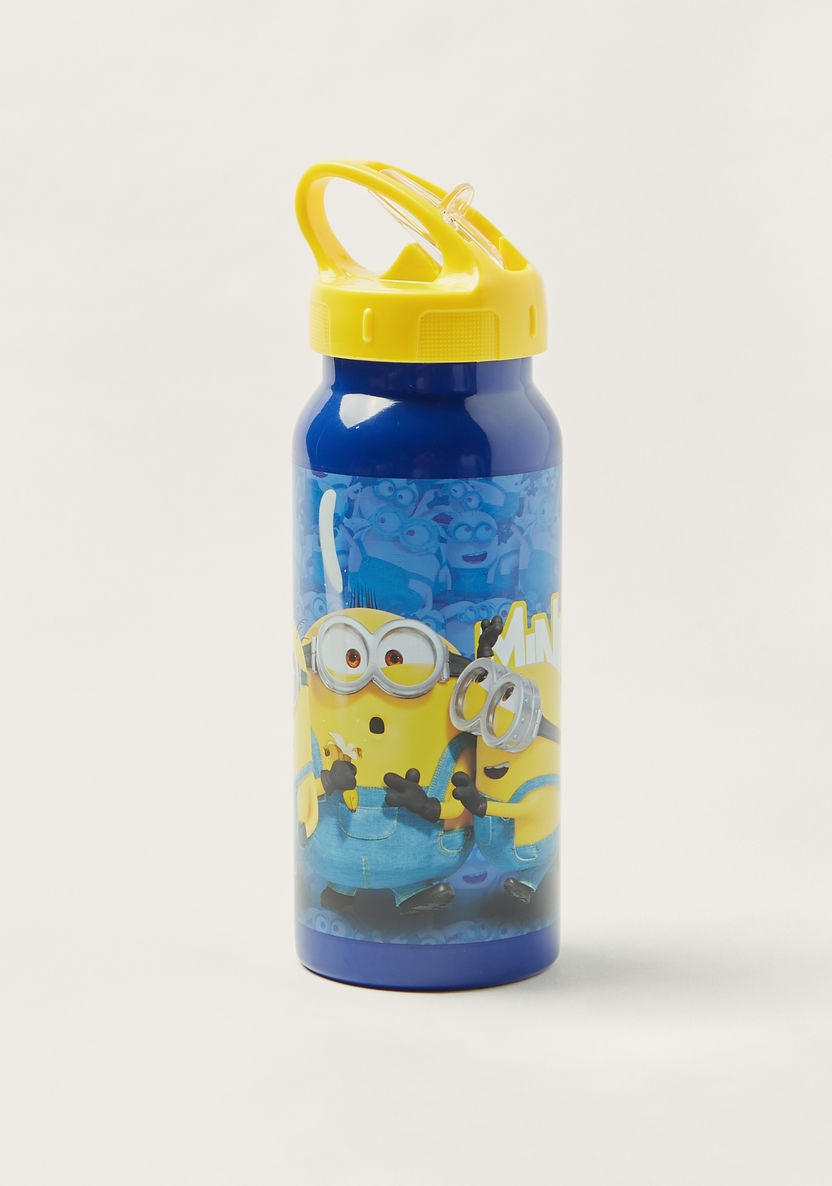 Simba Minions Print Water Bottle with Sipper-Water Bottles-image-0