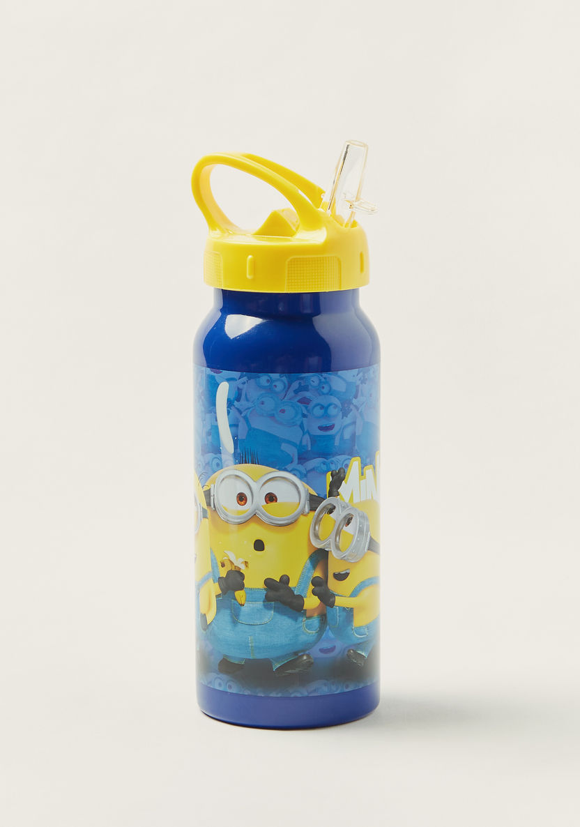 Simba Minions Print Water Bottle with Sipper-Water Bottles-image-1