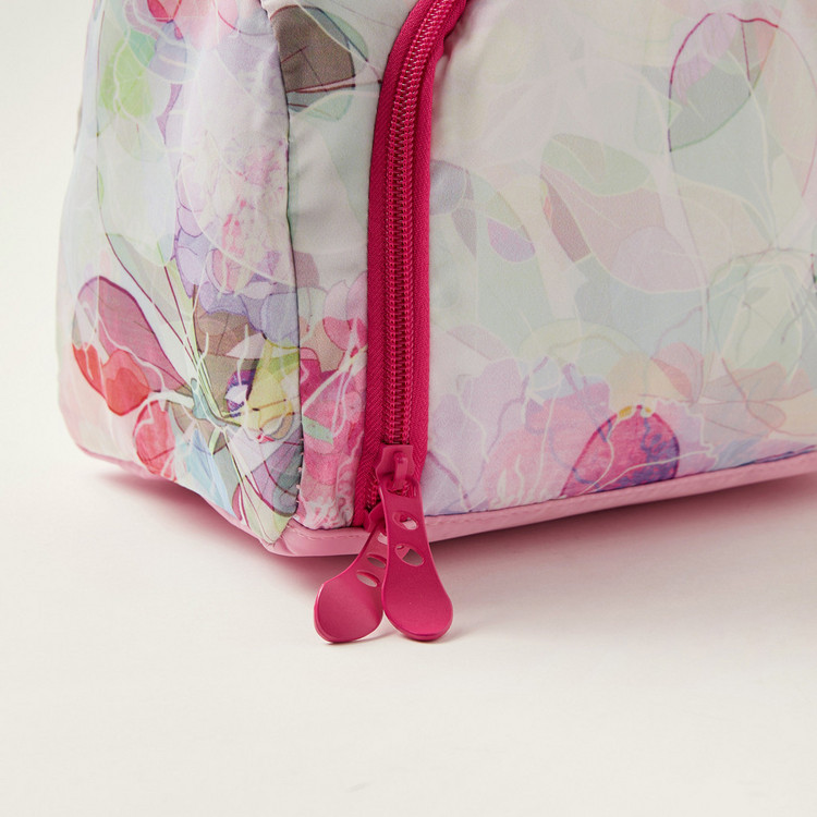 Juniors Printed Lunch Bag with Detachable Strap and Zip Closure