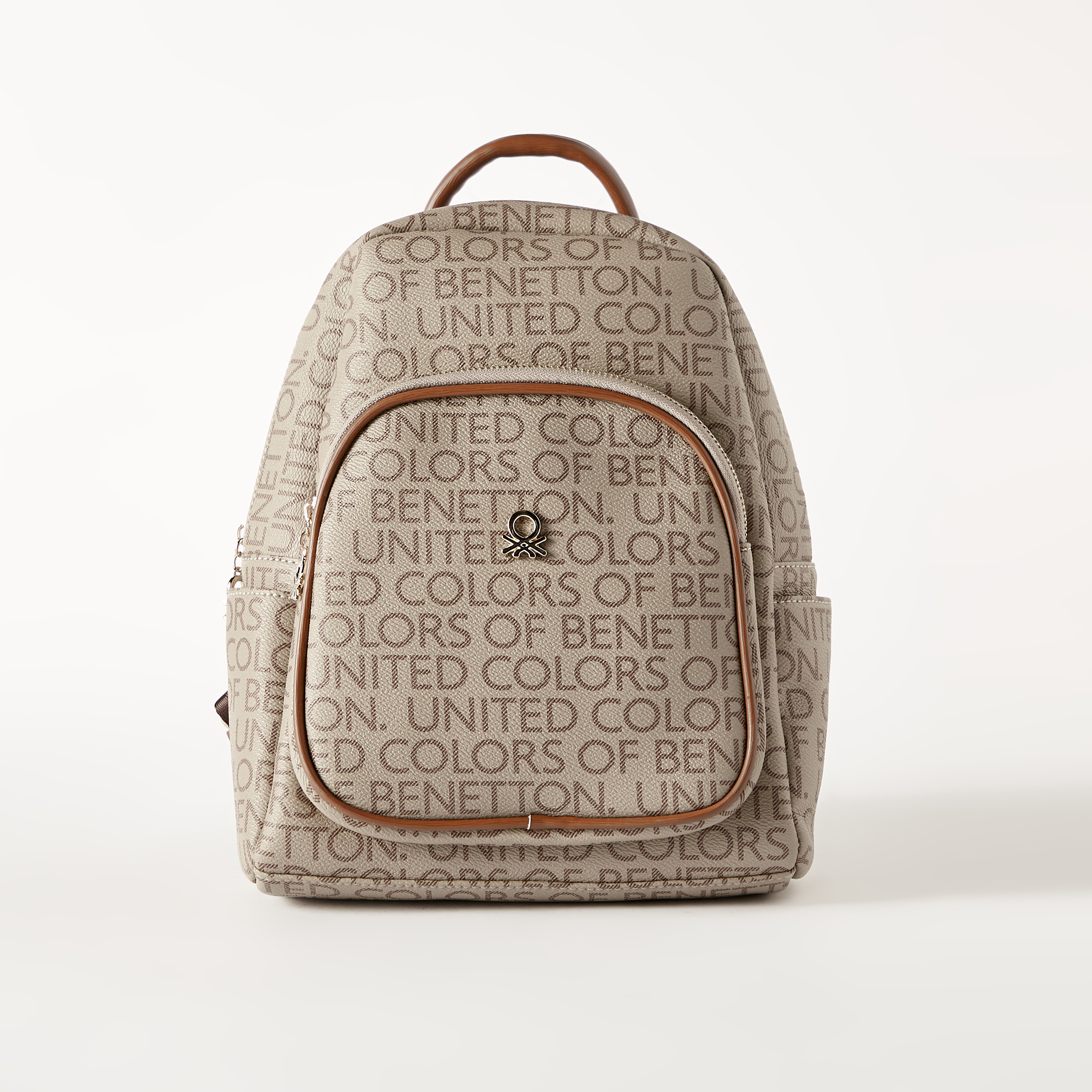 شنطة ظهر بإغلاق بسحاب من يونايتد كولورز أوف بينيتون - 24x12x30 سم-women-bagsandwallets-backpacks-image-1