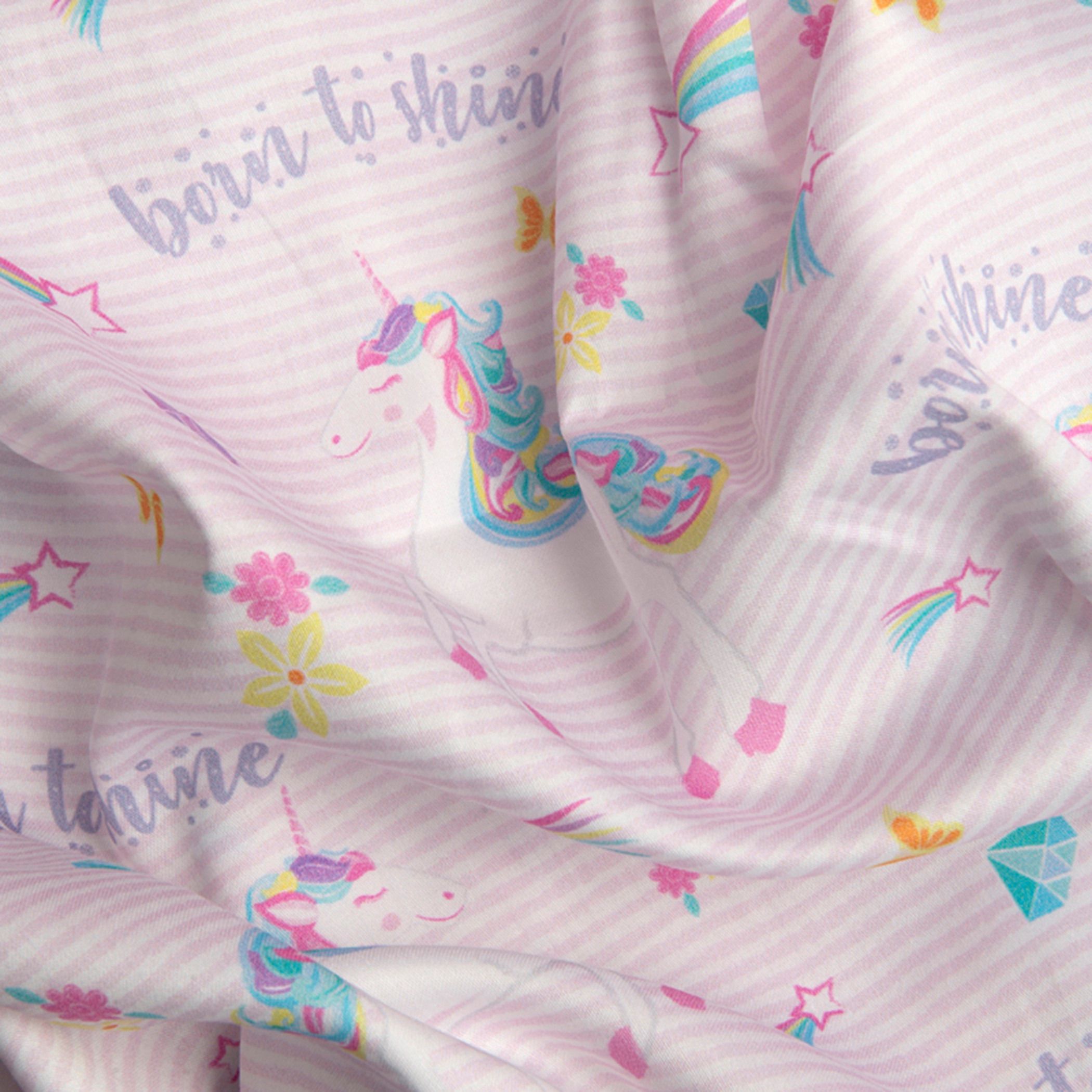 Fancy Fluff Unicorn Print 4-Piece Organic Bedding Set-baby-nursery-babybedding-image-10