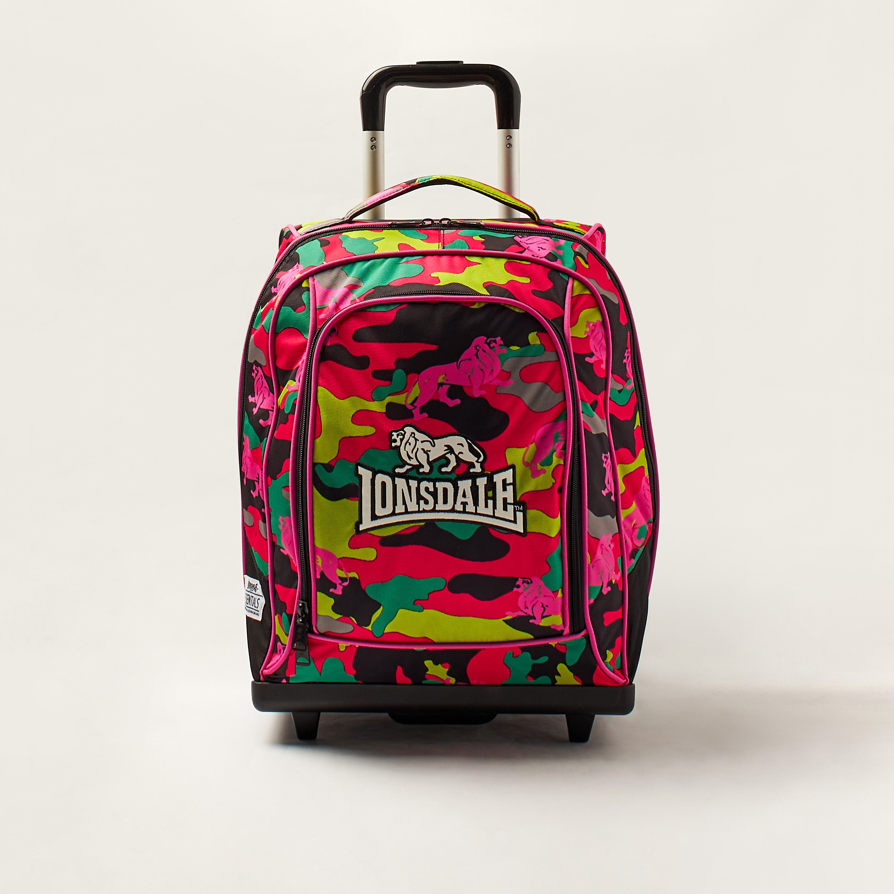 Lonsdale Printed Trolley Backpack 18 inches