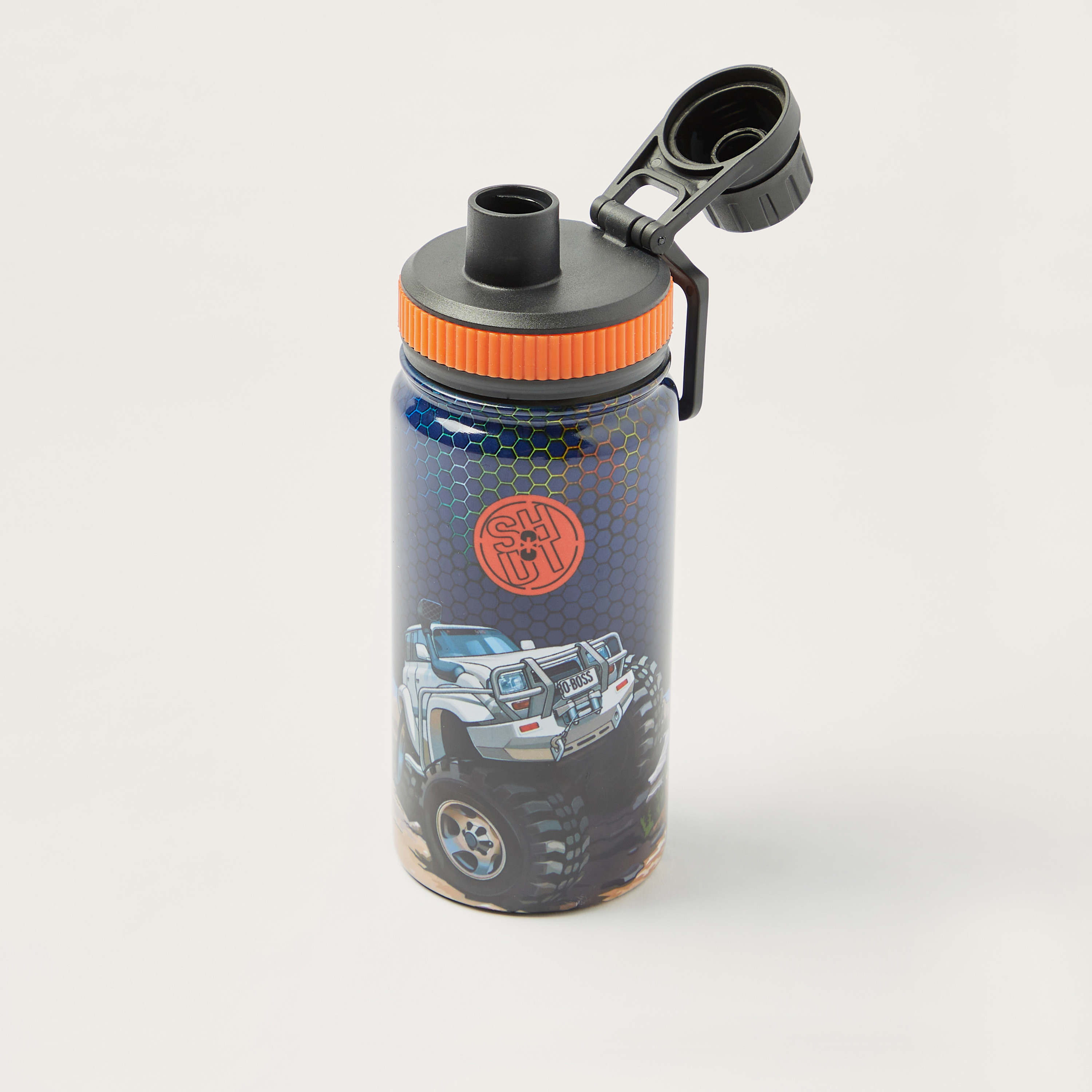 قارورة مياه بفوهة وطبعات سيارة من شاوت - 630 مل-school-waterbottles-image-2