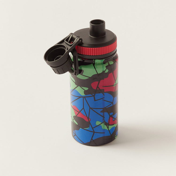SHOUT Printed Stainless Steel Water Bottle - 630 ml