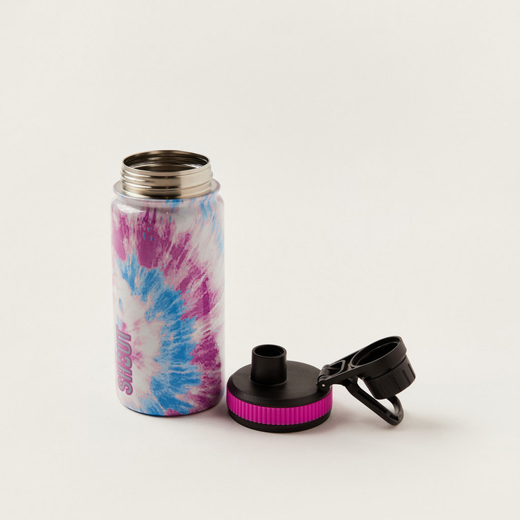 SHOUT Printed Stainless Steel Water Bottle - 630 ml